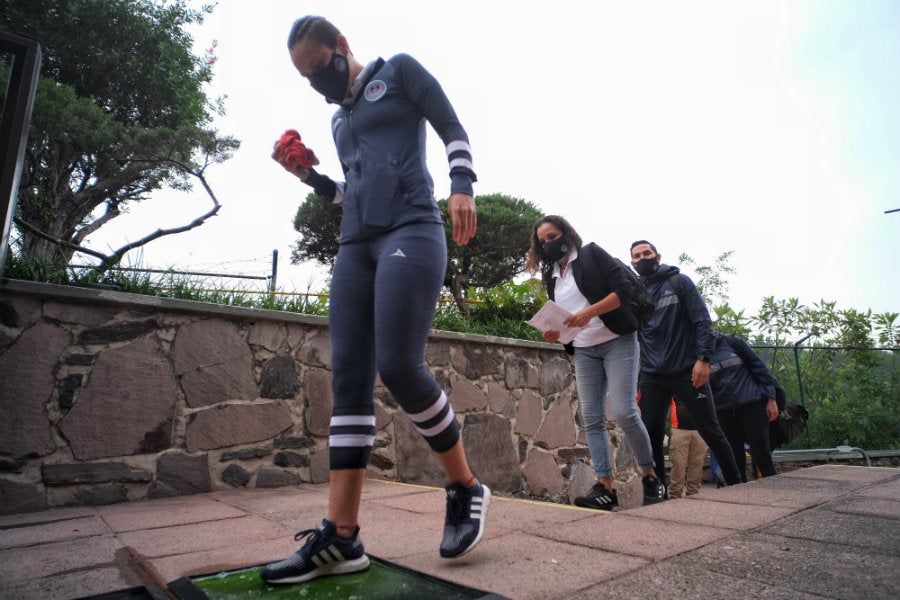 Jugadoras de Mazatlán llegan para juego ante Atlas