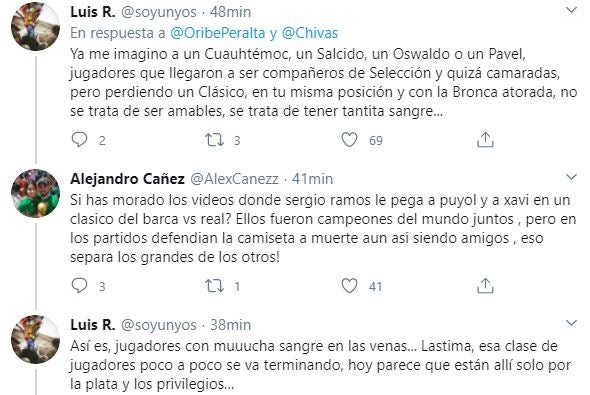 Oribe es criticado por su postura