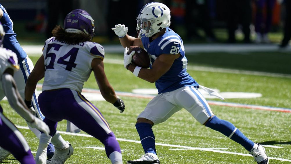 Jonathan Taylor en acción ante Minnesota Vikings