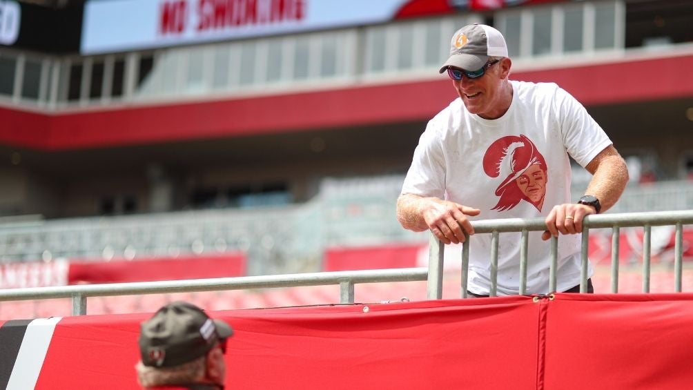 Brett Favre en el estadio 