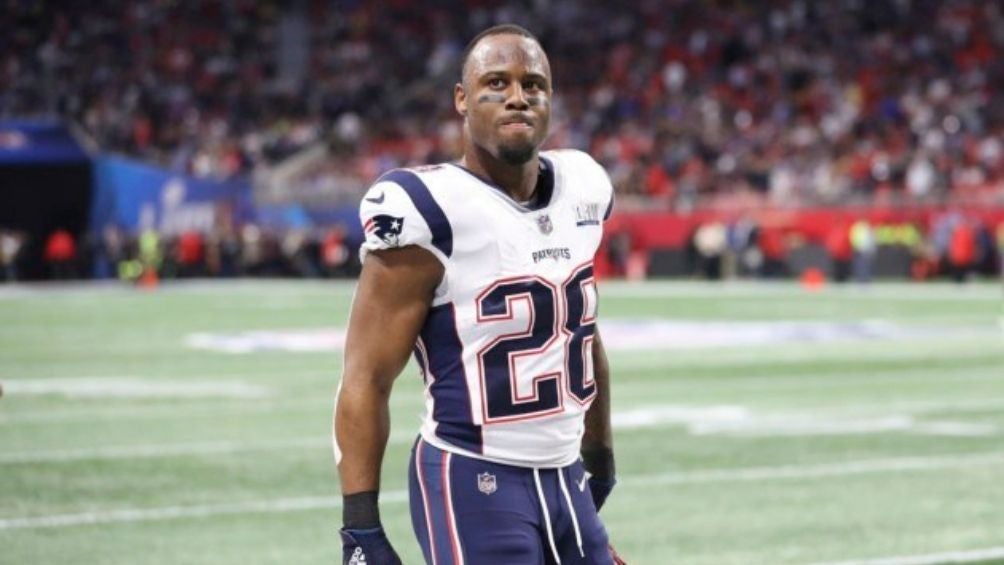 James White con los Patriots