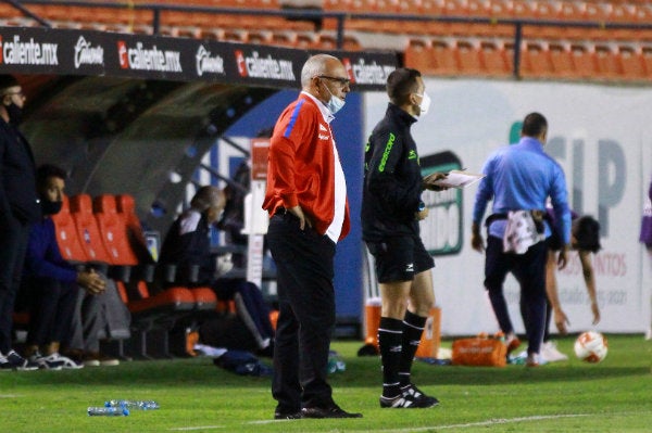 El técnico de Atlético San Luis, Guillermo Vázquez