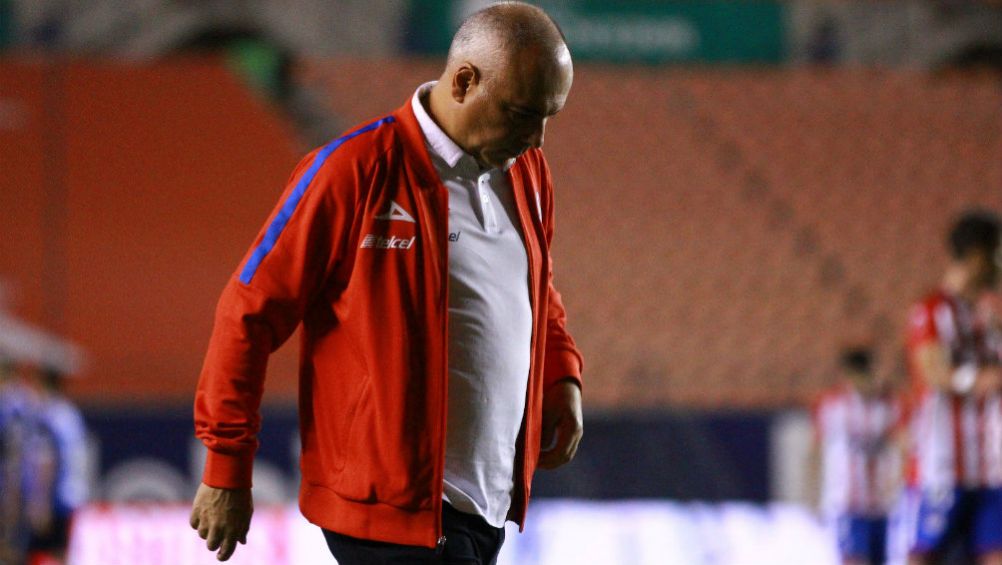 El técnico de Atlético San Luis, Guillermo Vázquez