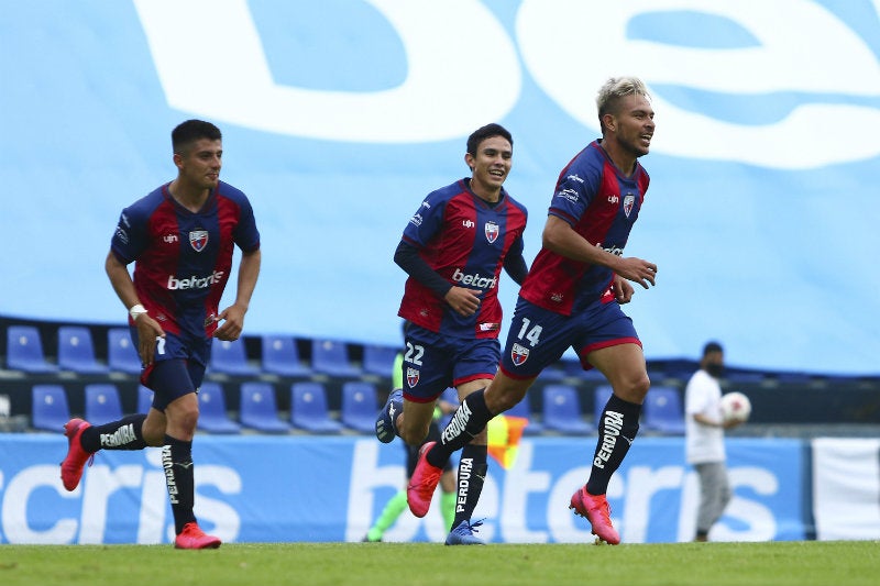 Atlante en celebración de gol