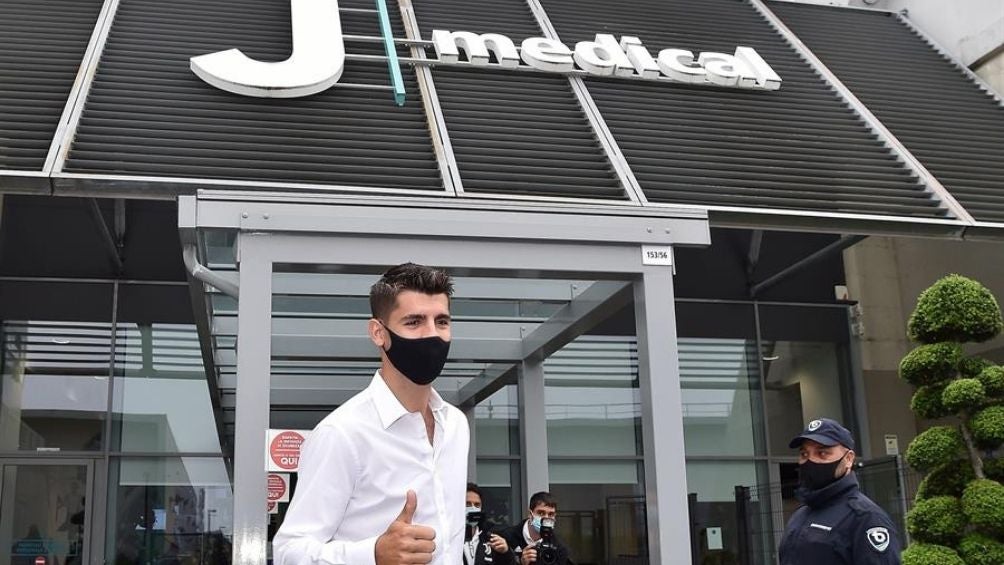 Morata a su llegada a la Juventus 