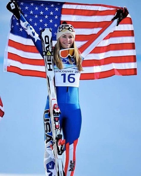 Vonn en Vancouver 2010 