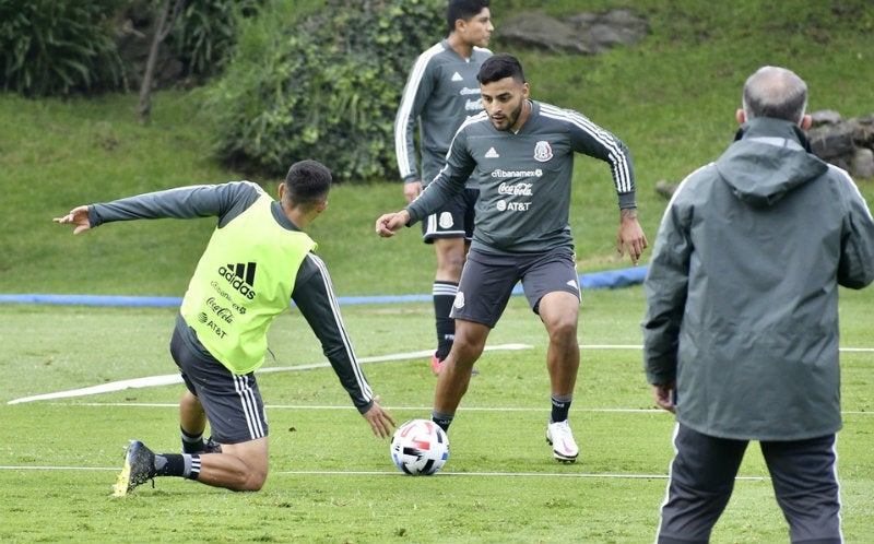 Selección Mexicana en entrenamiento