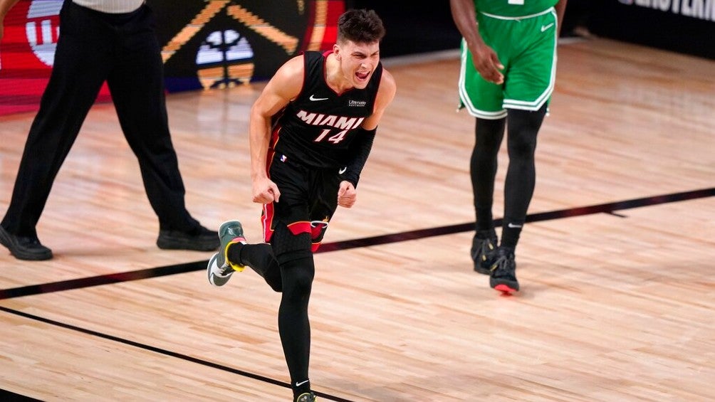 Tyler Herro fue la figura del cuarto juego ante Celtics