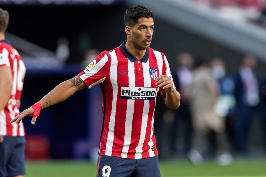 Luis Suárez como jugador del Atlético de Madrid