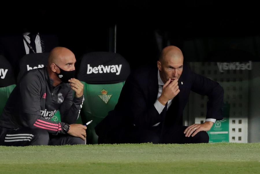 Zinedine Zidane, técnico del Real Madrid