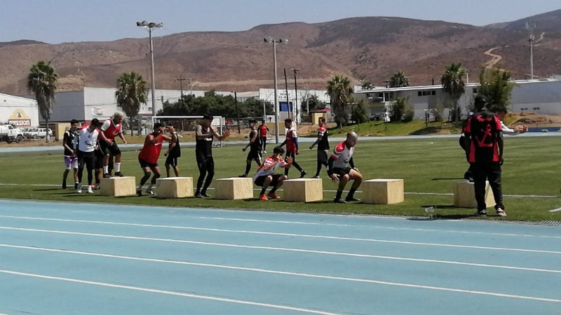 Atlético de Ensenada en pretemporada