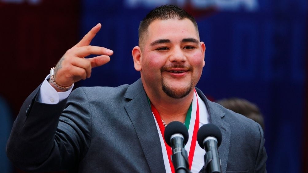 Andy Ruiz durante un evento 