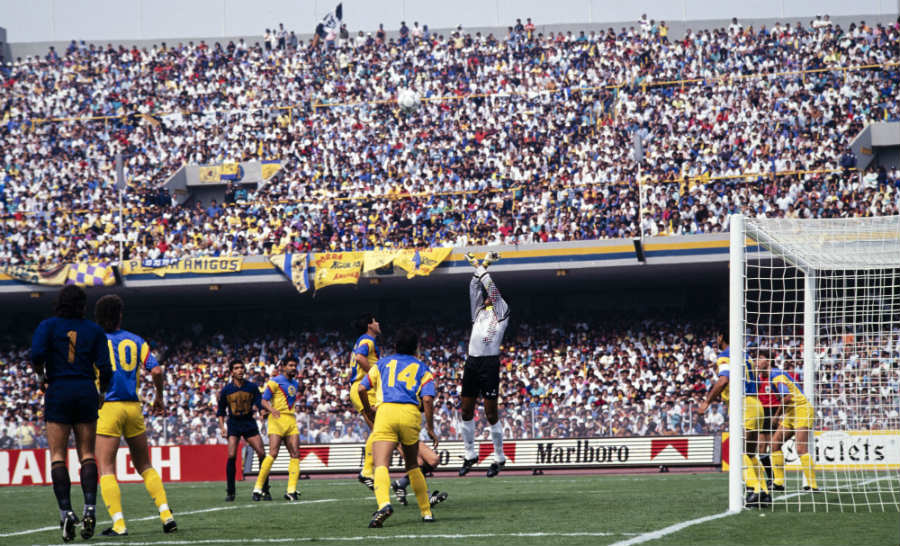 Adrián Chávez en juego ante Pumas en Ciudad Universitaria