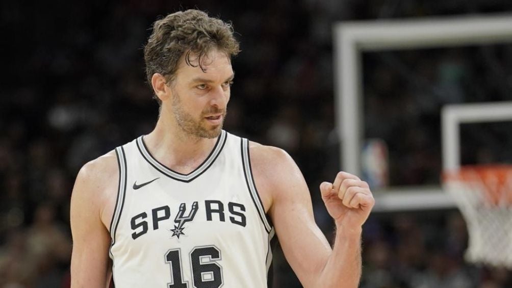 Pau Gasol en partido de la NBA