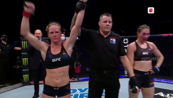 Holly Holm fue declarada ganadora