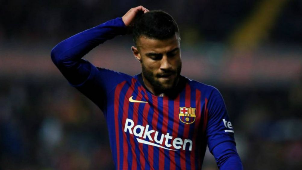 Rafinha en acción con Barcelona