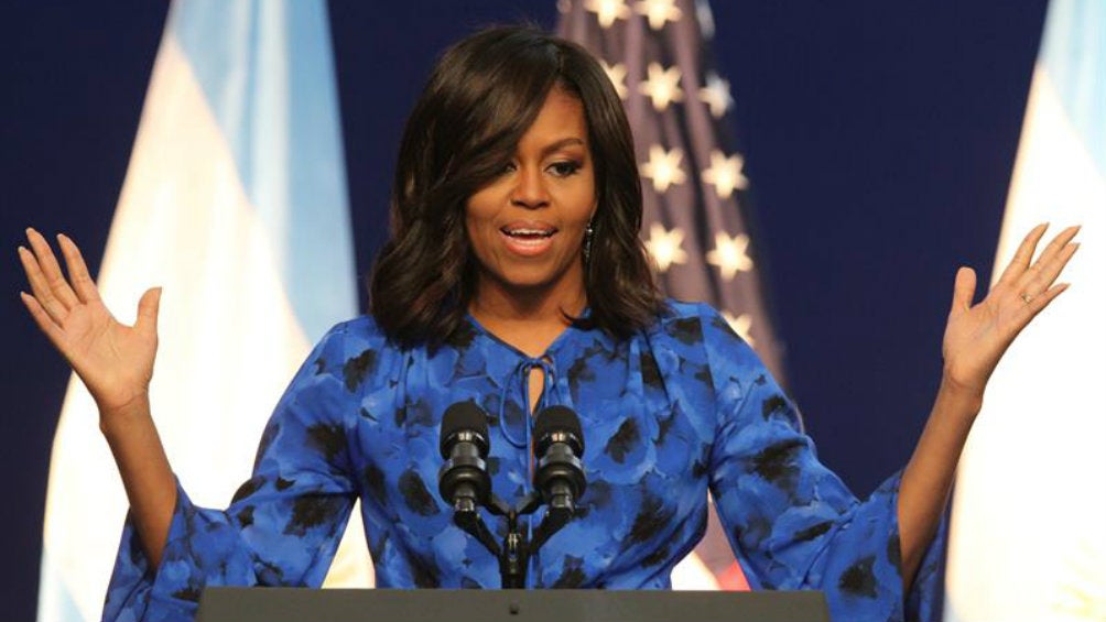 Michelle Obama en discurso