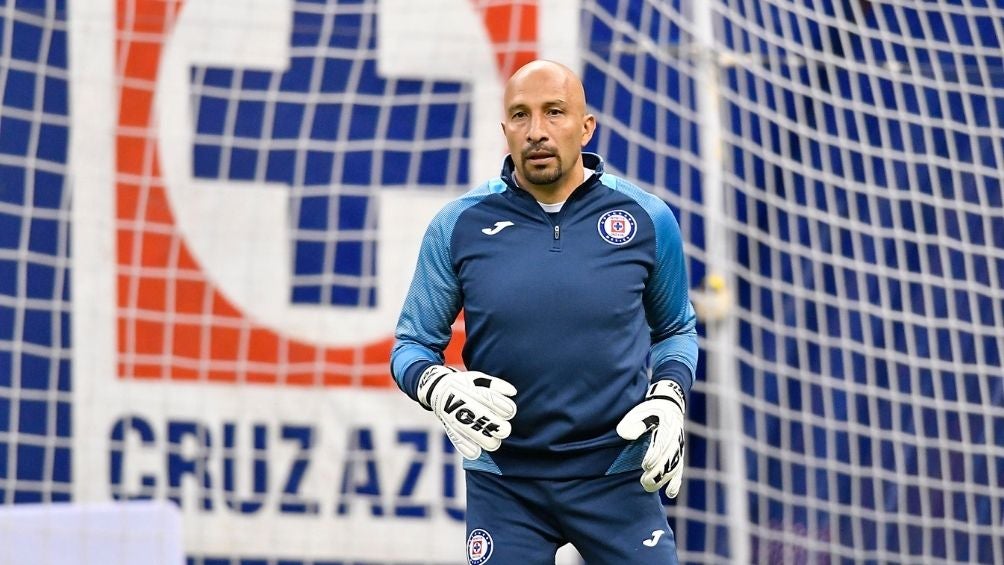 Conejo Pérez durante un entrenamiento