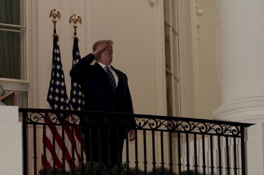 Donald Trump en su regreso a la Casa Blanca