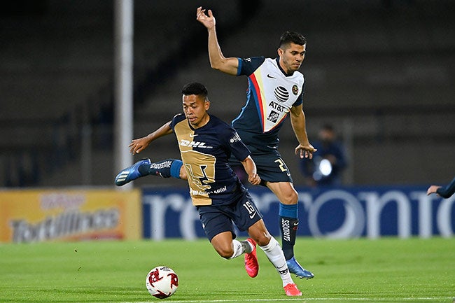 Saucedo, durante un juego de la Copa por México