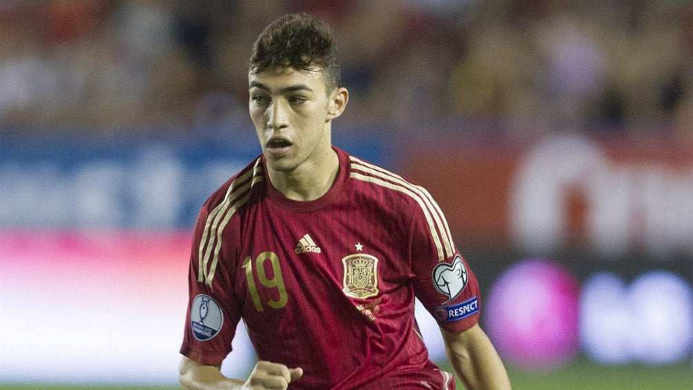 Munir en partido con España