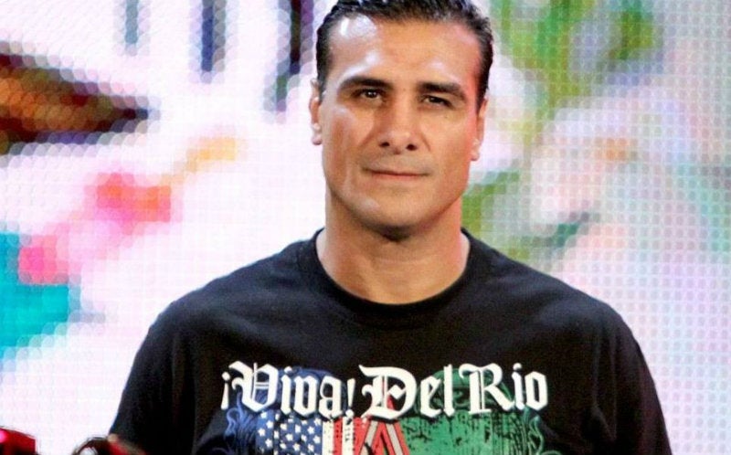 Alberto del Rio previo a una pelea