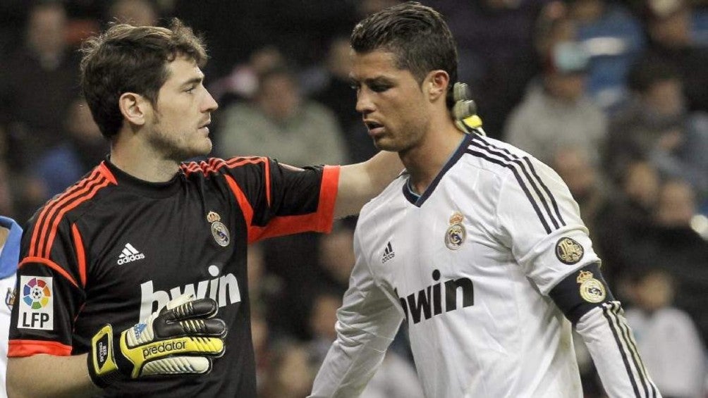 Casillas y Cristiano en su etapa en el Real Madrid