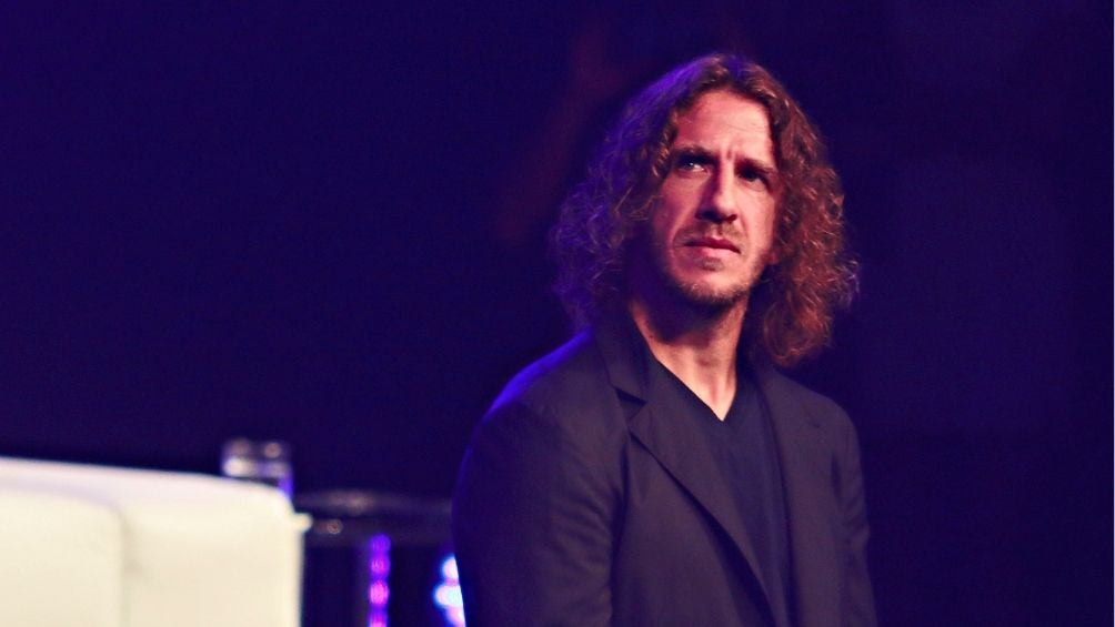 Carles Puyol durante un evento 