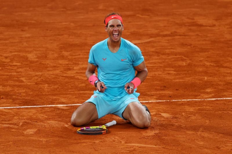 Rafael Nadal en celebración