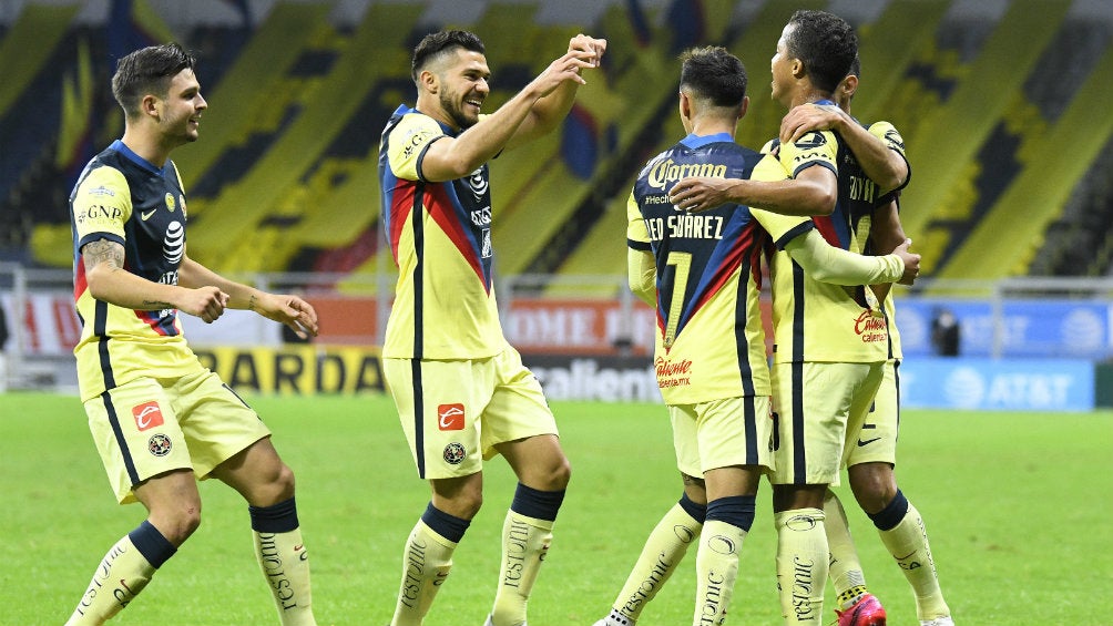 América en festejo de gol