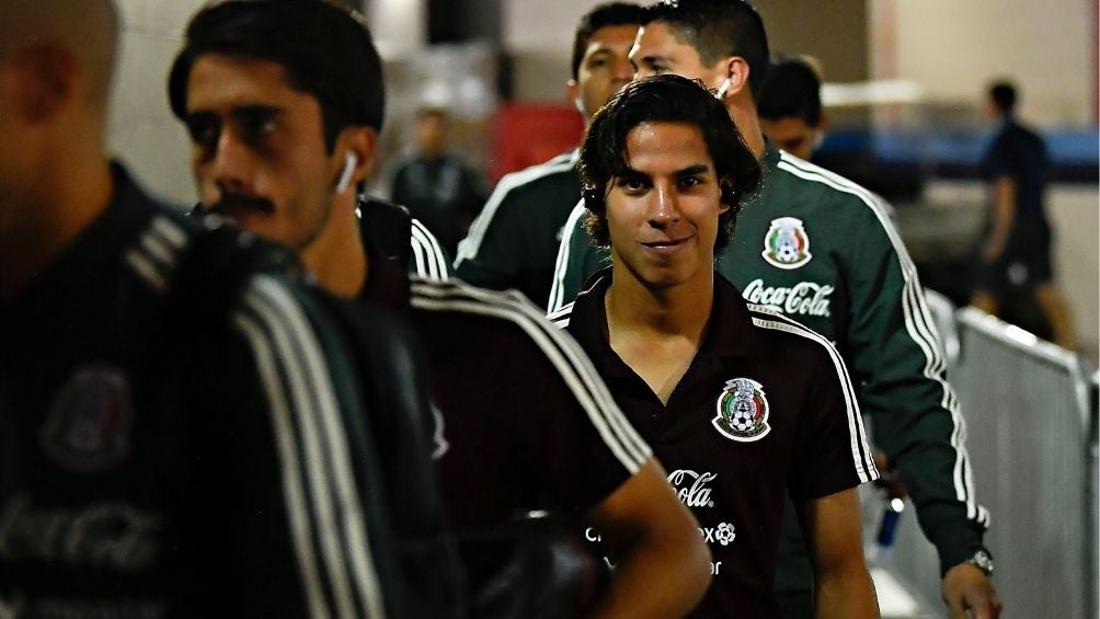 Diego Lainez con la Selección 