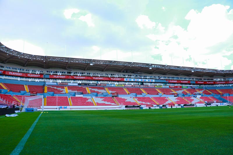 El Estadio Victorio previo a un partido