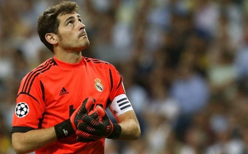 Iker Casillas en un compromiso con el Real Madrid