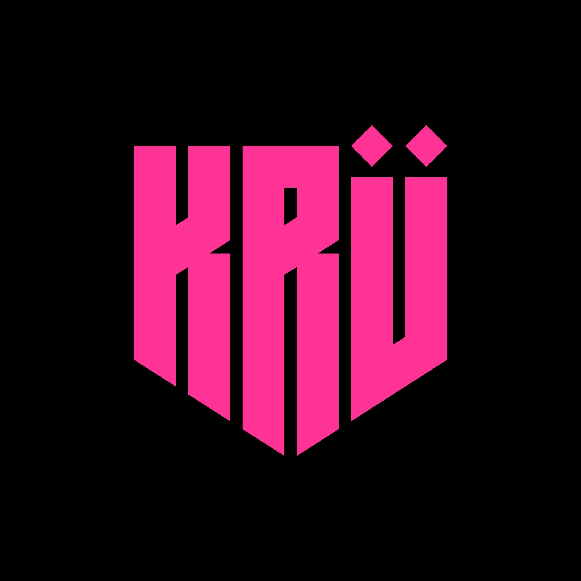 Logo de KRÜ esports, equipo de Sergio Agúero