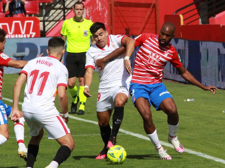 Marcos Acuña durante el partido 