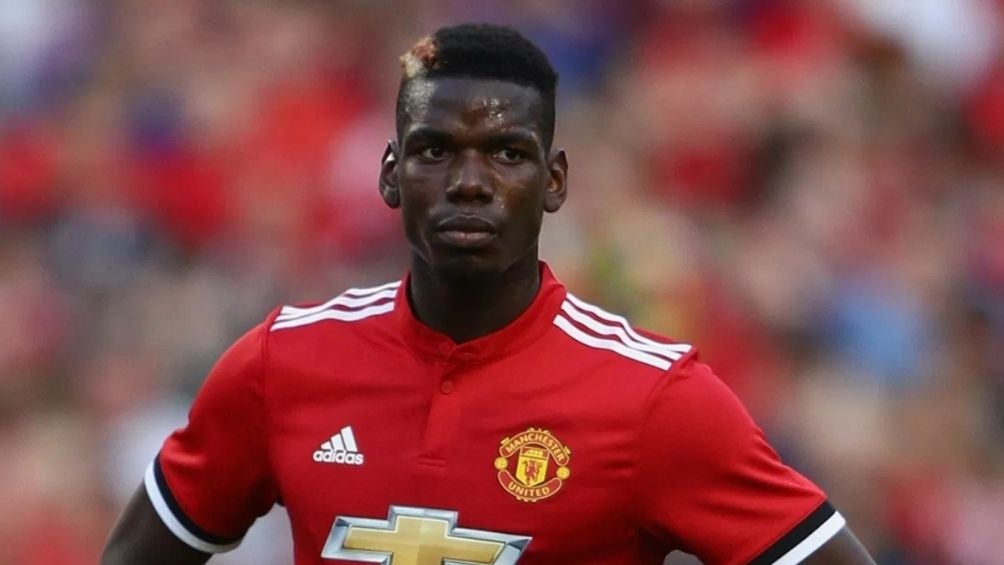 Paul Pogba con el Manchester United