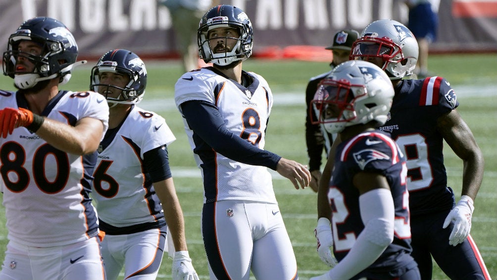 NFL: Denver venció a New England con seis goles de campo de Brandon McManus