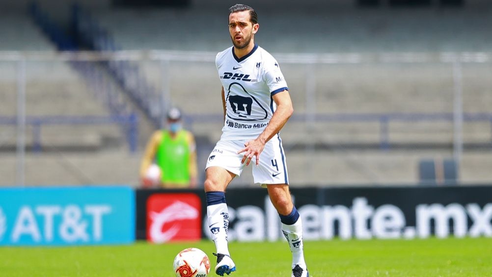 Luis Quintana en el partido de Pumas y Atlético San Luis