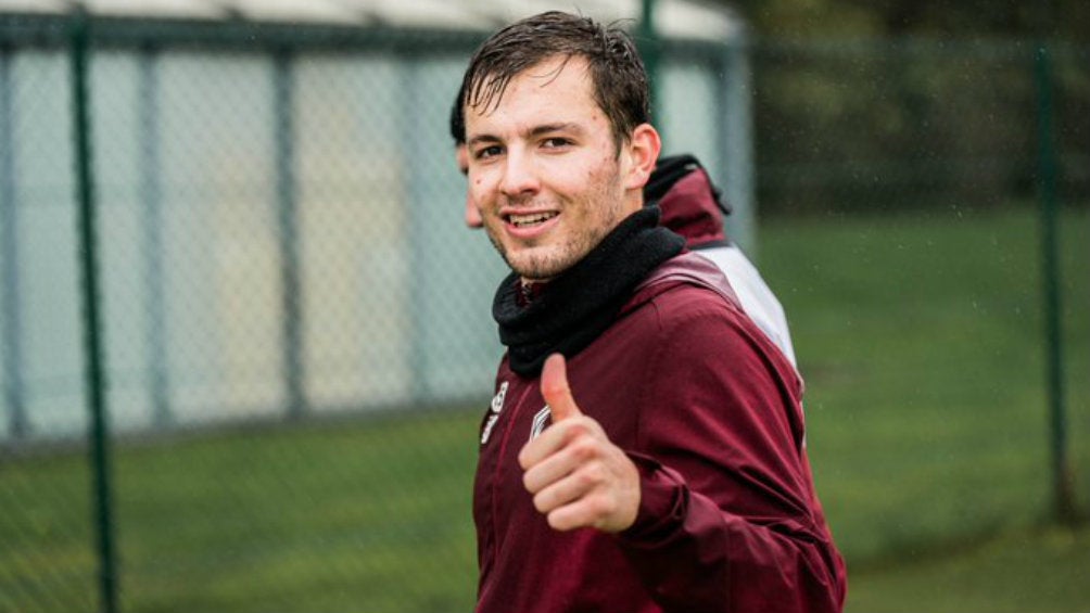 Pizzuto durante entrenamiento