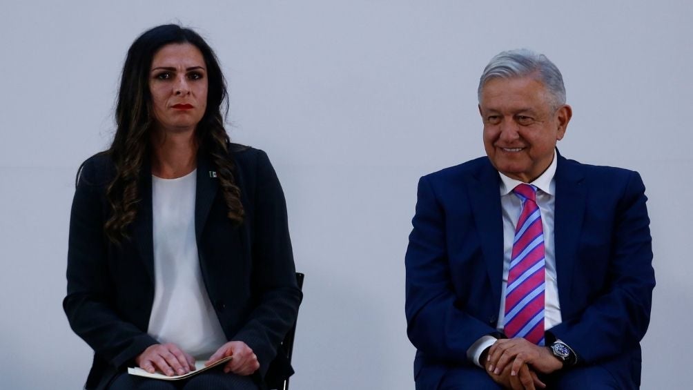 Ana Guevara y López Obrador 