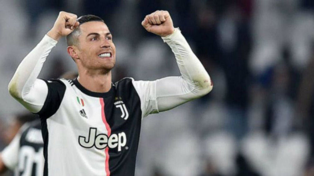 Cristiano Ronaldo en juego con la Juventus