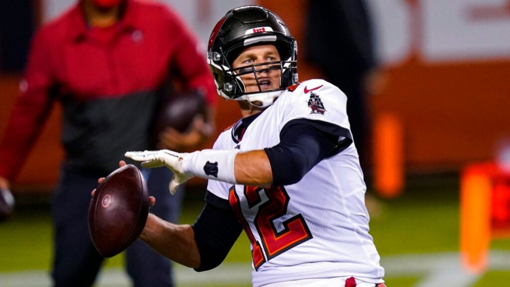 Tom Brady en un partido de los Buccaneers de Tampa Bay