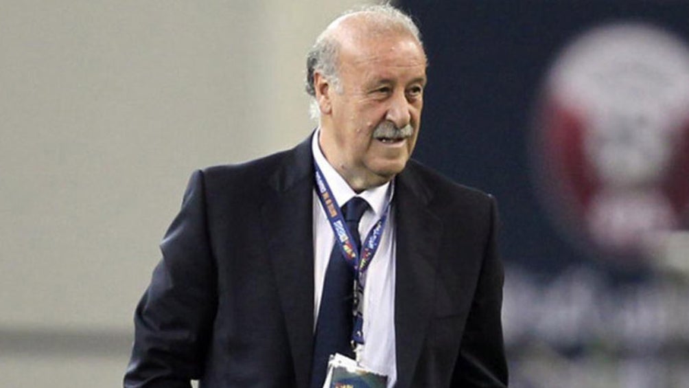 Vicente Del Bosque durante un compromiso 