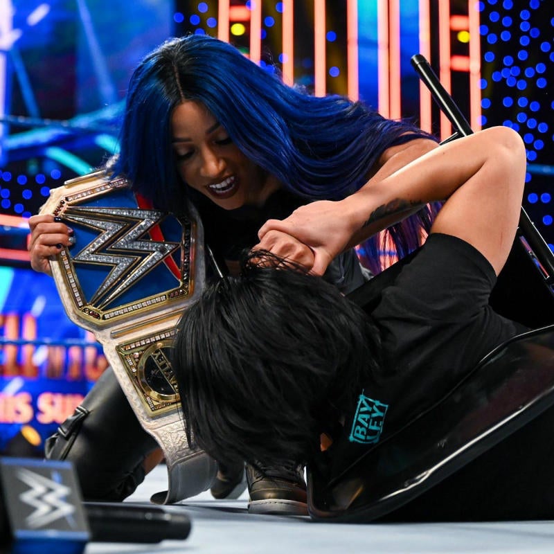 Sasha Banks en pelea