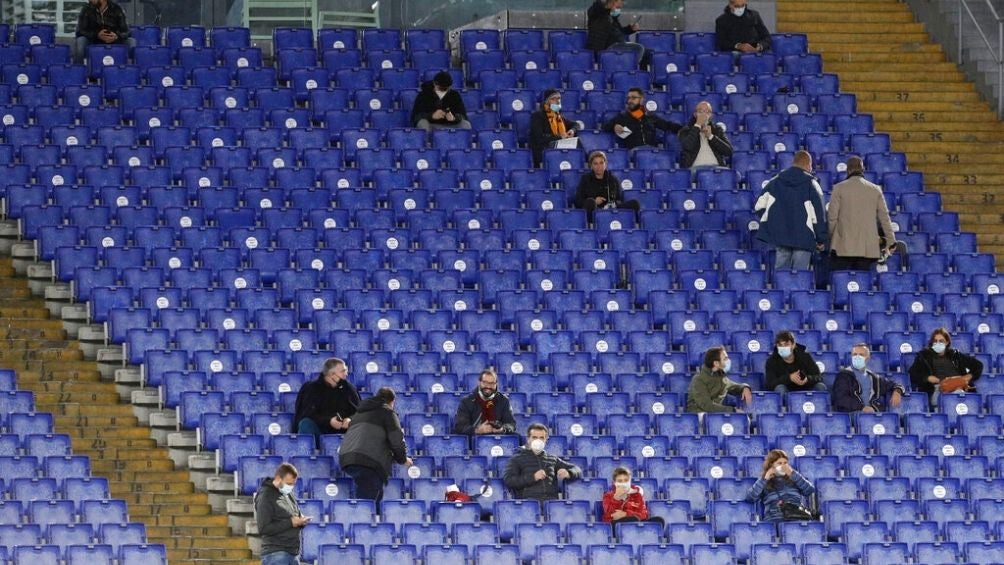 Espectadores en el juego de la Juventus vs Verona