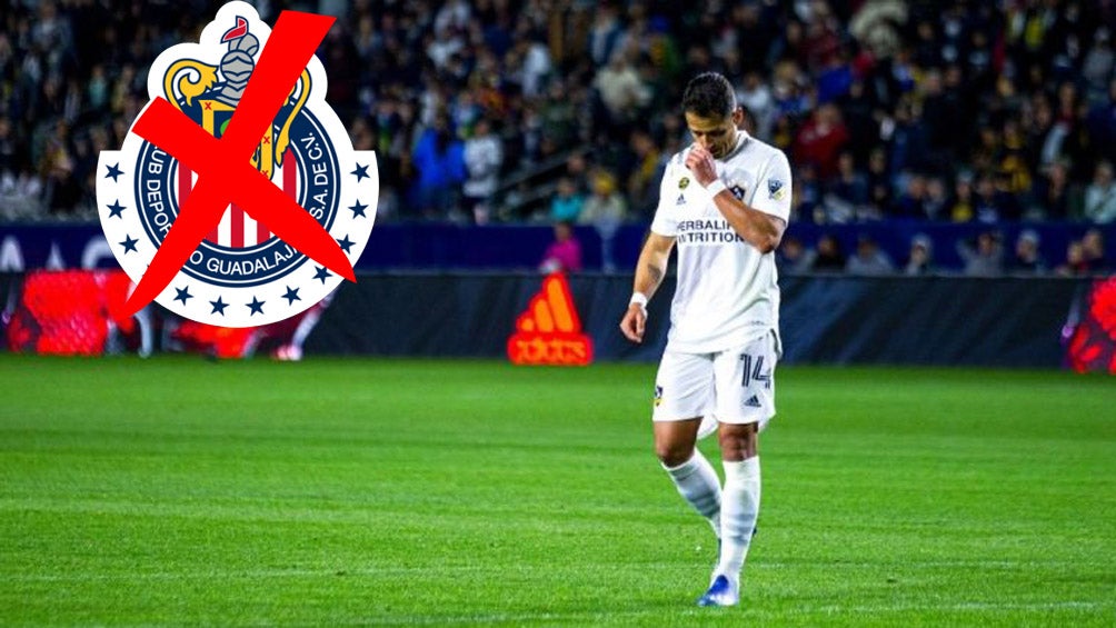 Chicharito en partido con el Galaxy