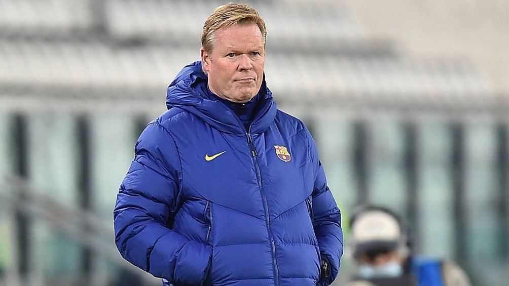 Ronald Koeman durante el duelo ante Juventus 