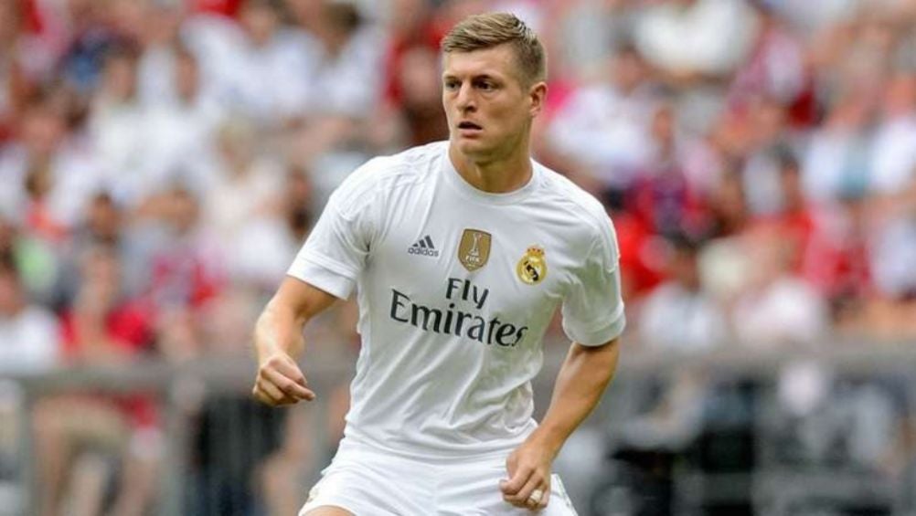 Toni Kroos en un partido con el Real Madrid