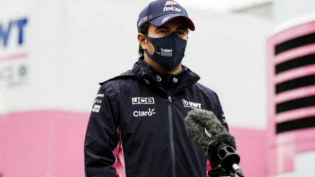 Checo Pérez previo a una carrera de F1