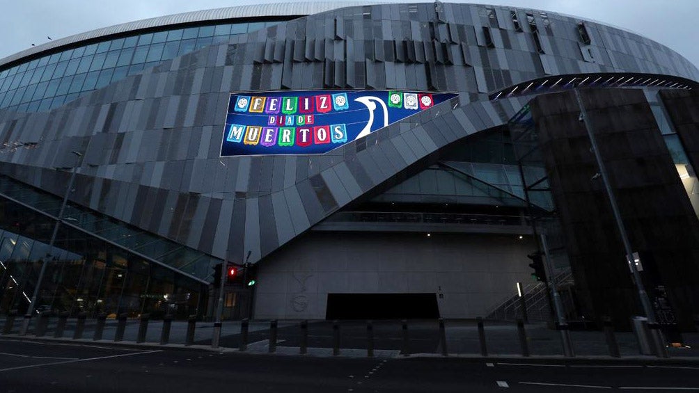 Tottenham Hotspur Stadium conmemora el 'Día de Muertos'